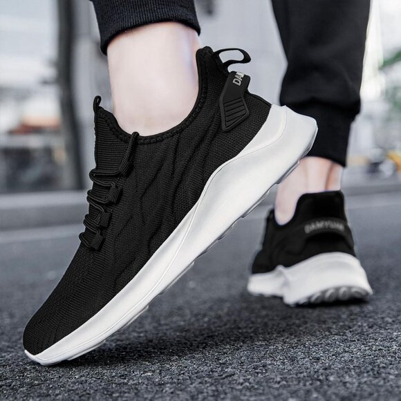 Brand New WOMEN Black White Ethylene Vinyl Acetate Running Walking Sneakers - Picture 8 of 9